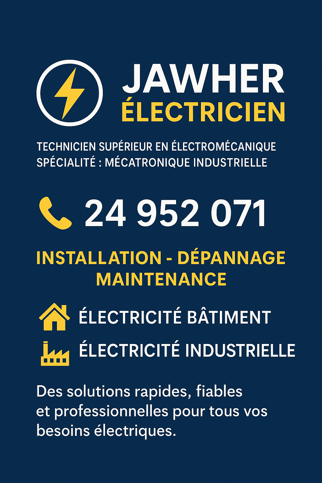 Electricité Bâtiment